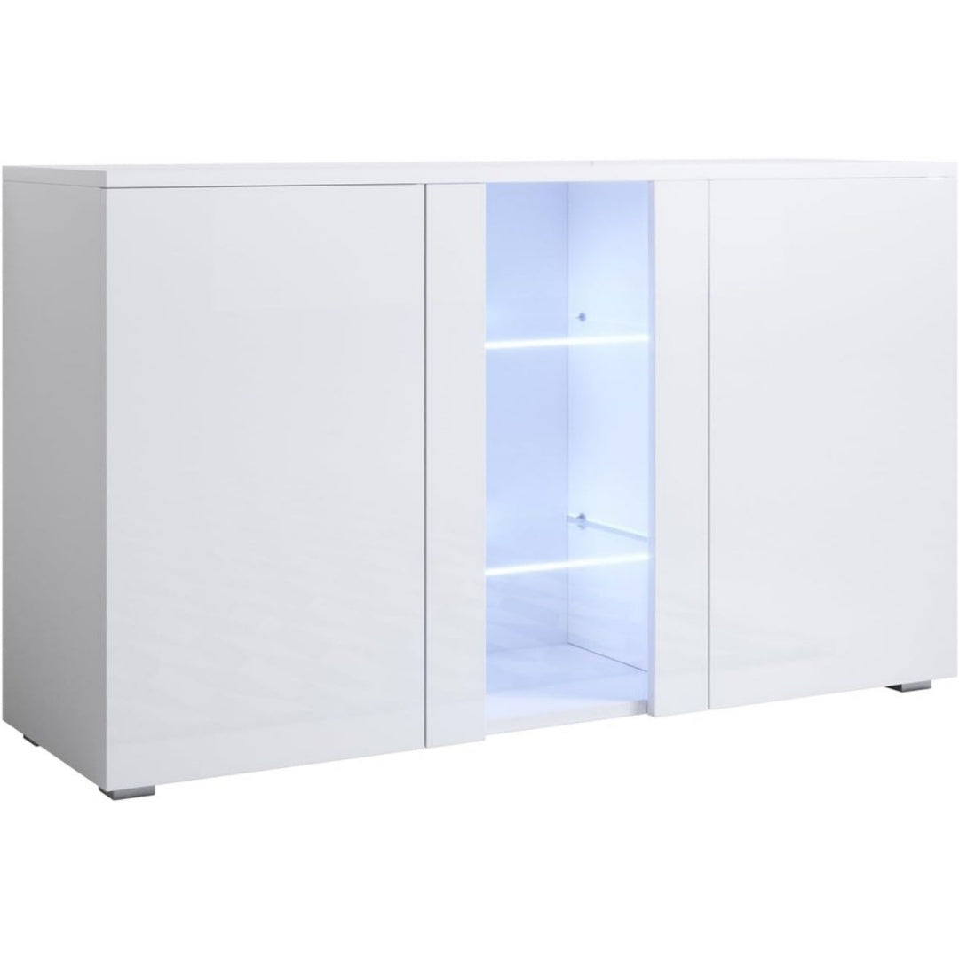 Buffet design moderne gris clair