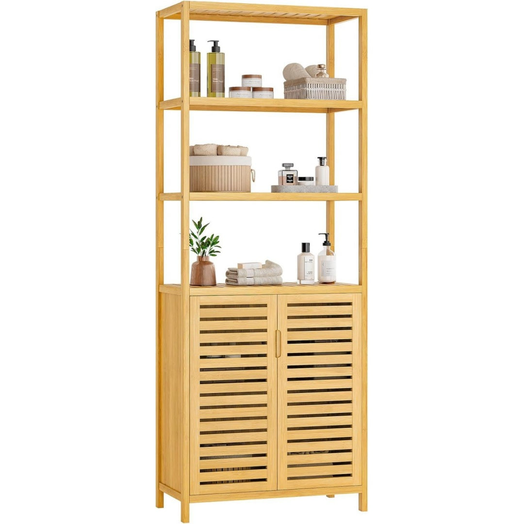 Colonne de rangement marron pour interieur 64 x 33 x 170 cm