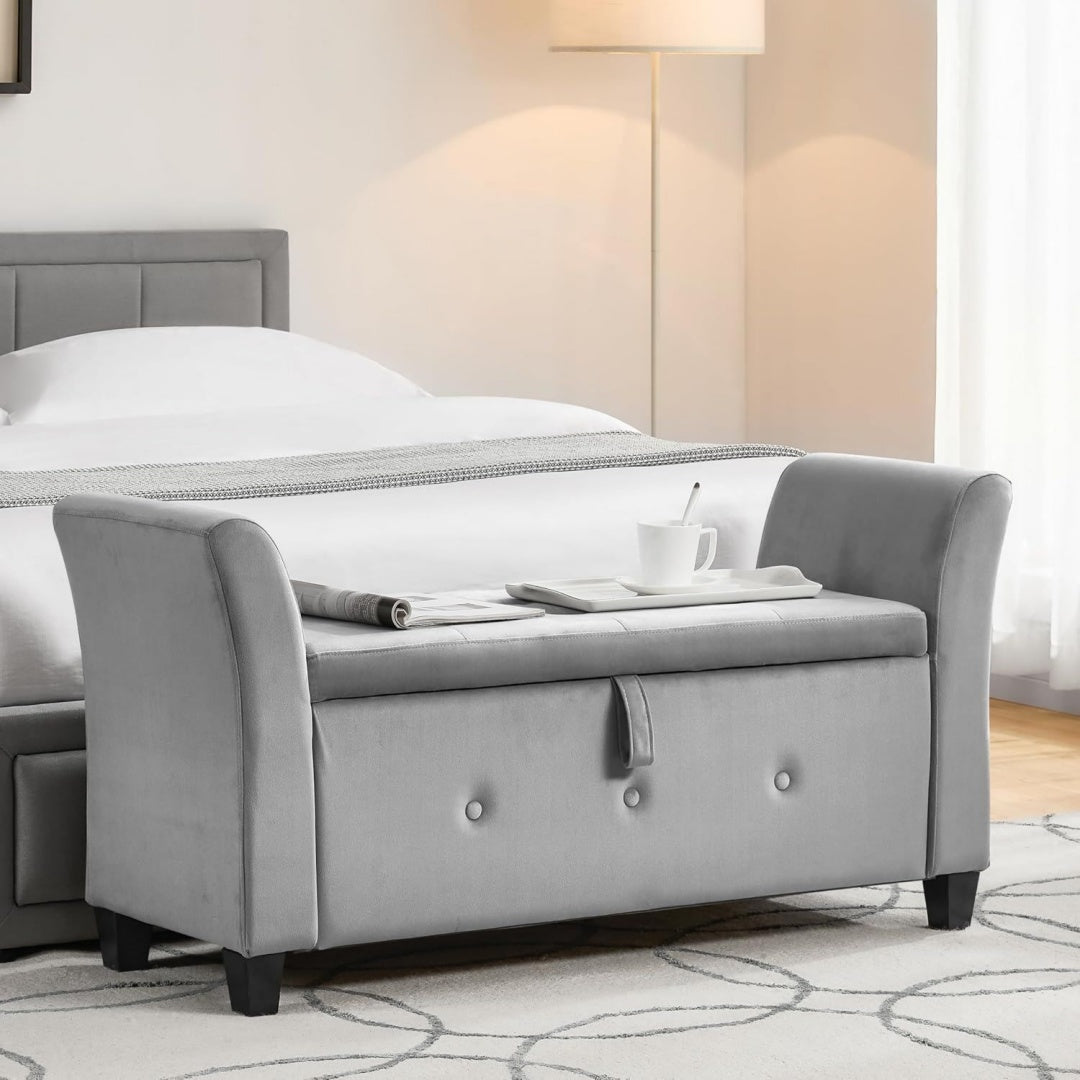 Gris repose-pied allure contemporaine