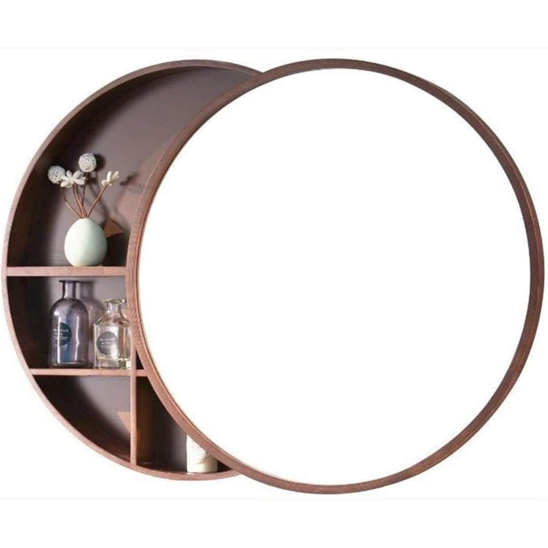 Astuce, armoire a miroir bordeaux en bois