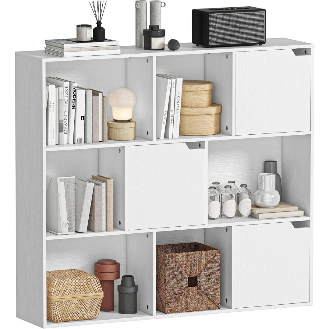 Style Industriel, bibliotheque gris clair