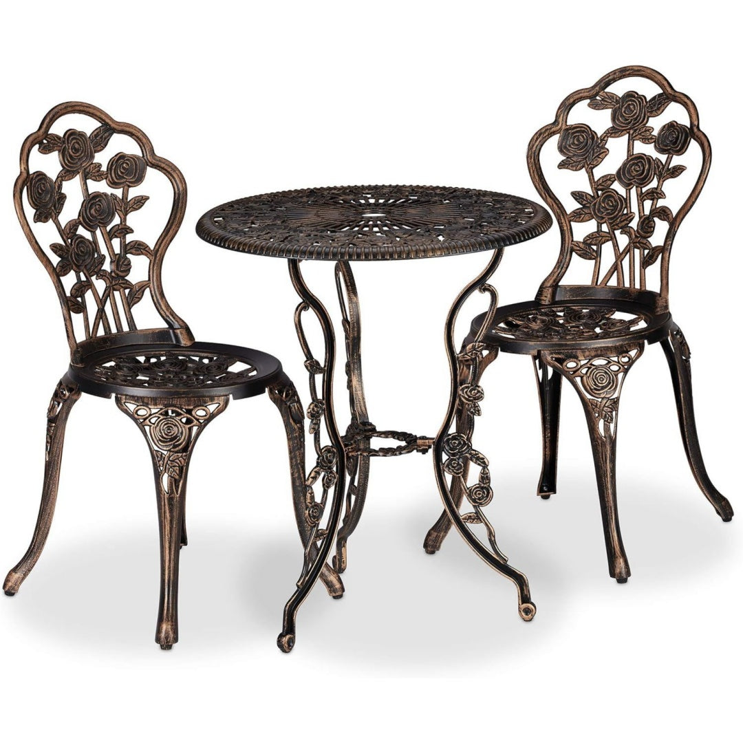 Ensemble bistro moderne gris clair