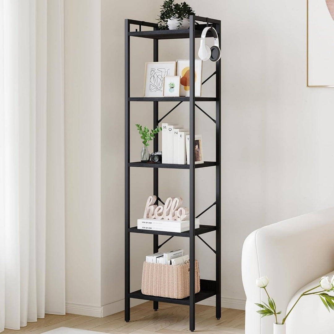 Bibliotheque gris clair pour sejour 30 x 34 x 160 cm