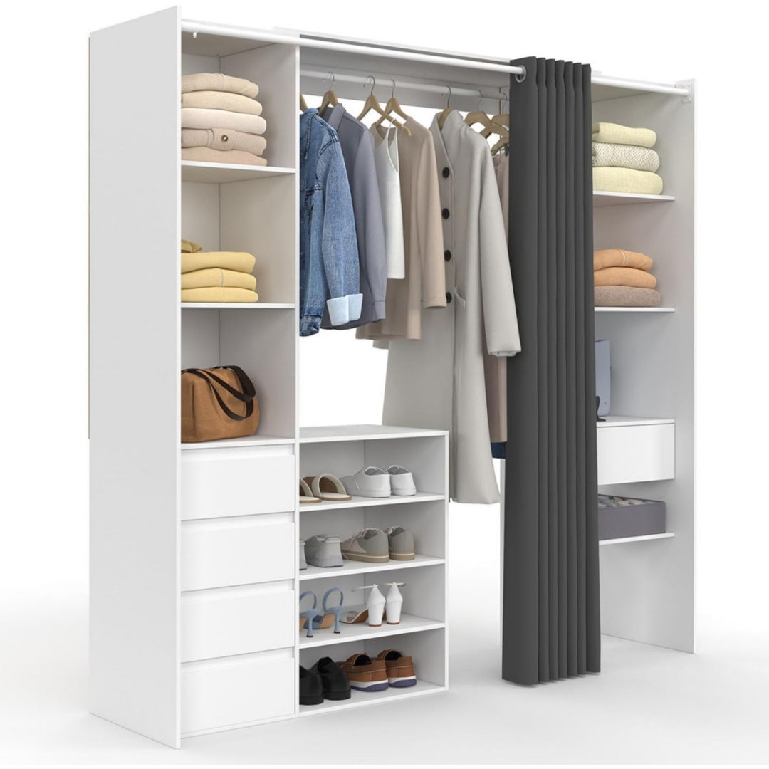 Design armoire avec une rallonge integree