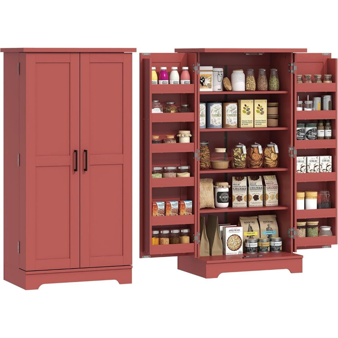 Credence rose 5 etageres, ideal pour salon et cuisine