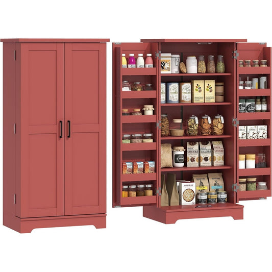 Credence rose 5 etageres, ideal pour salon et cuisine