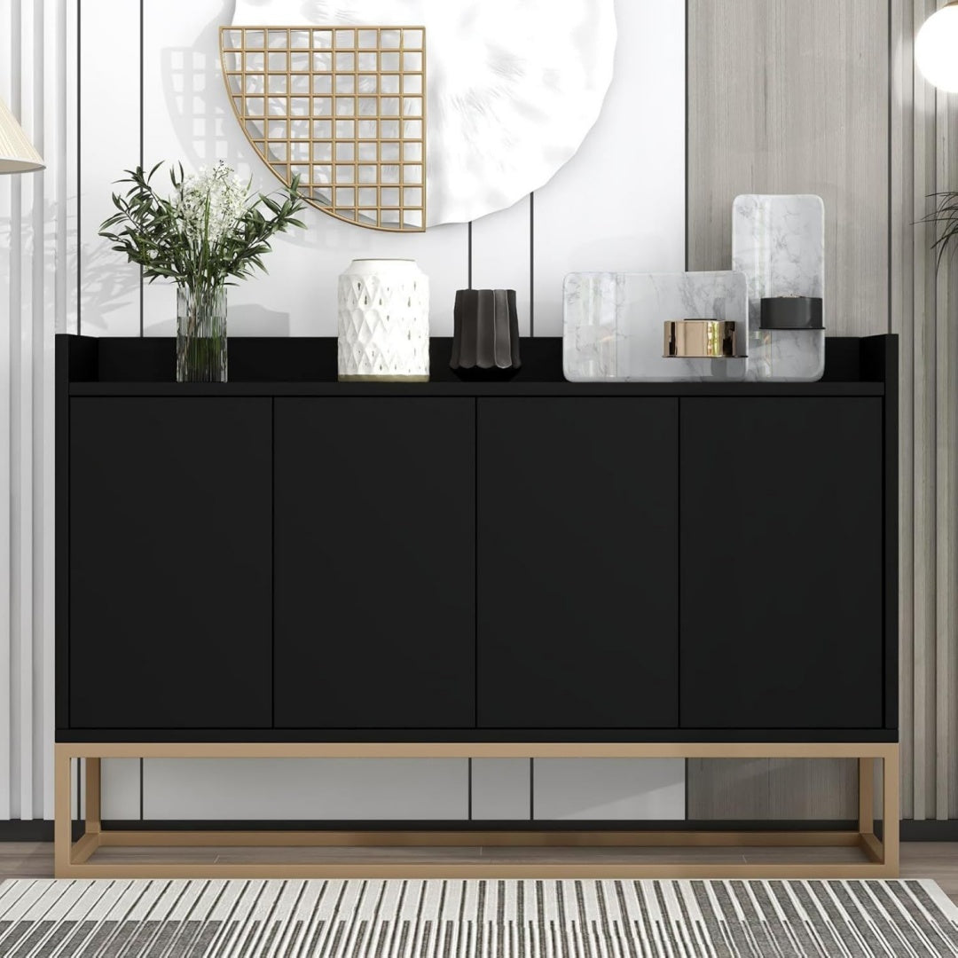 Buffet en MDF et acier
