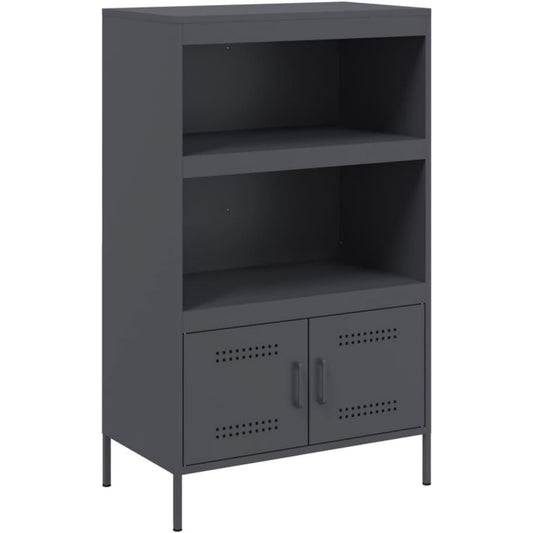 Buffet de rangement style industriel gris fonce